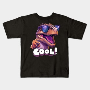 Cool T-Rex With Sunglasses Kids T-Shirt